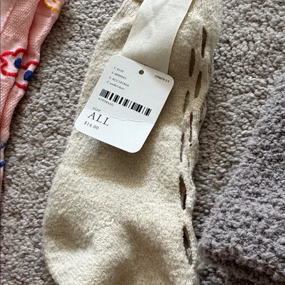 Free people fuzzy sock bundle - Picture 4 of 5